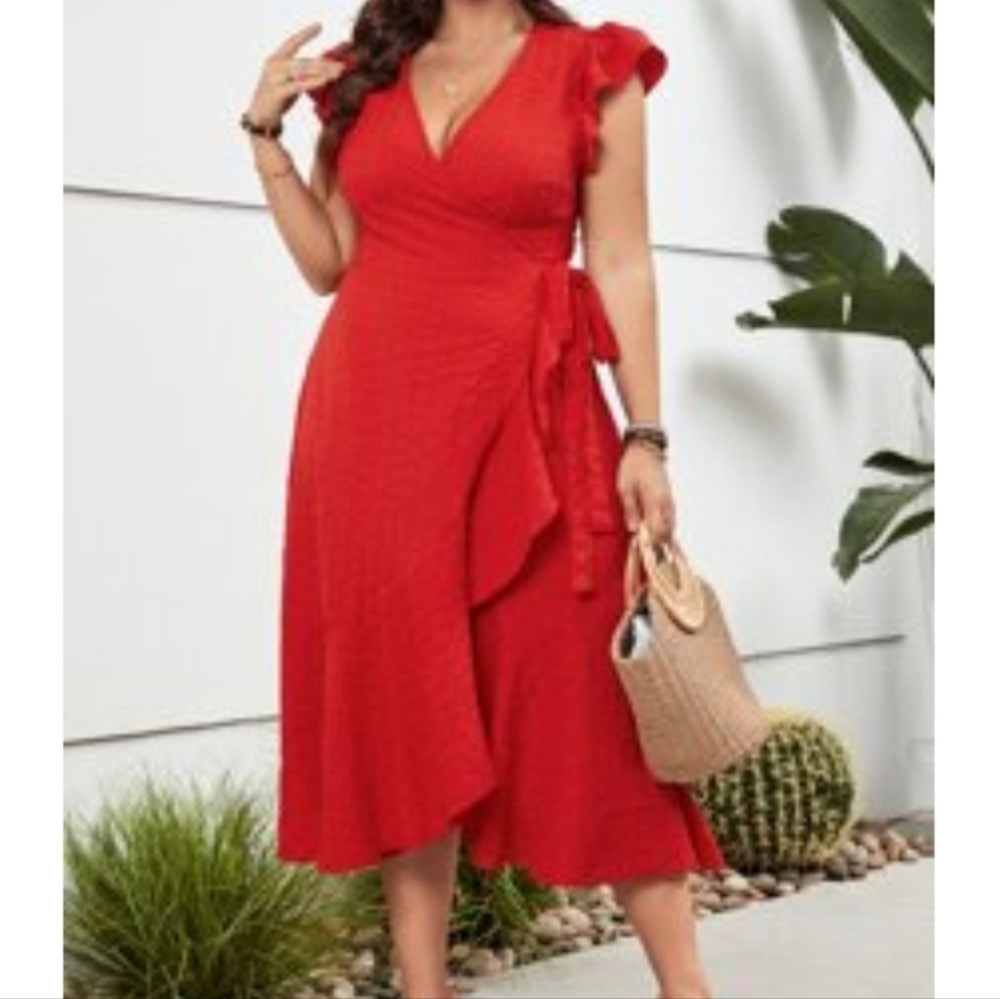 New w/tags Red Shein Vacay dress